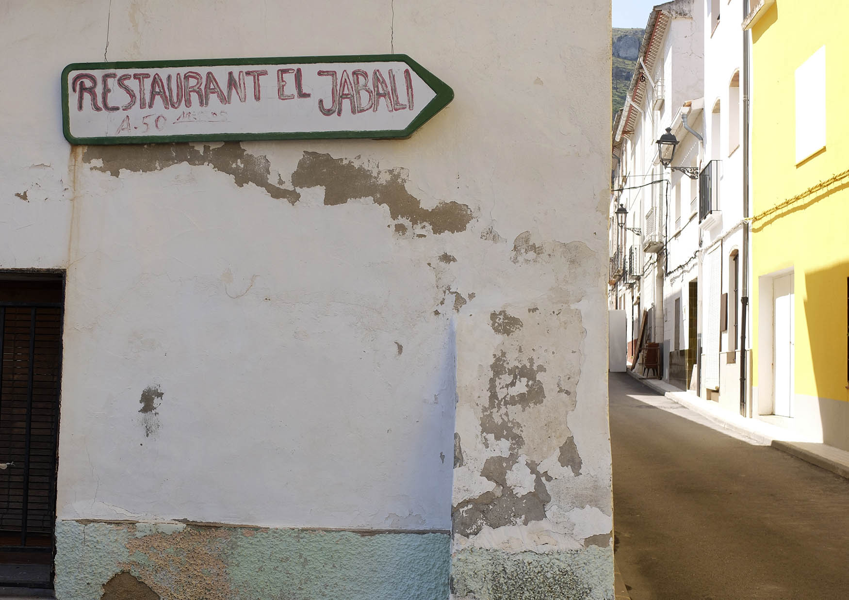 Fotografía restaurante el jabalí en Benialí en la vall de gallinera, Marina Alta (Alicante)